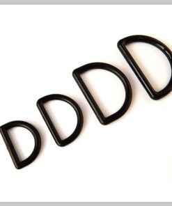 Stabiler D-Ring "Classic DR" aus Nylon für Gurtband in Industriequalität.